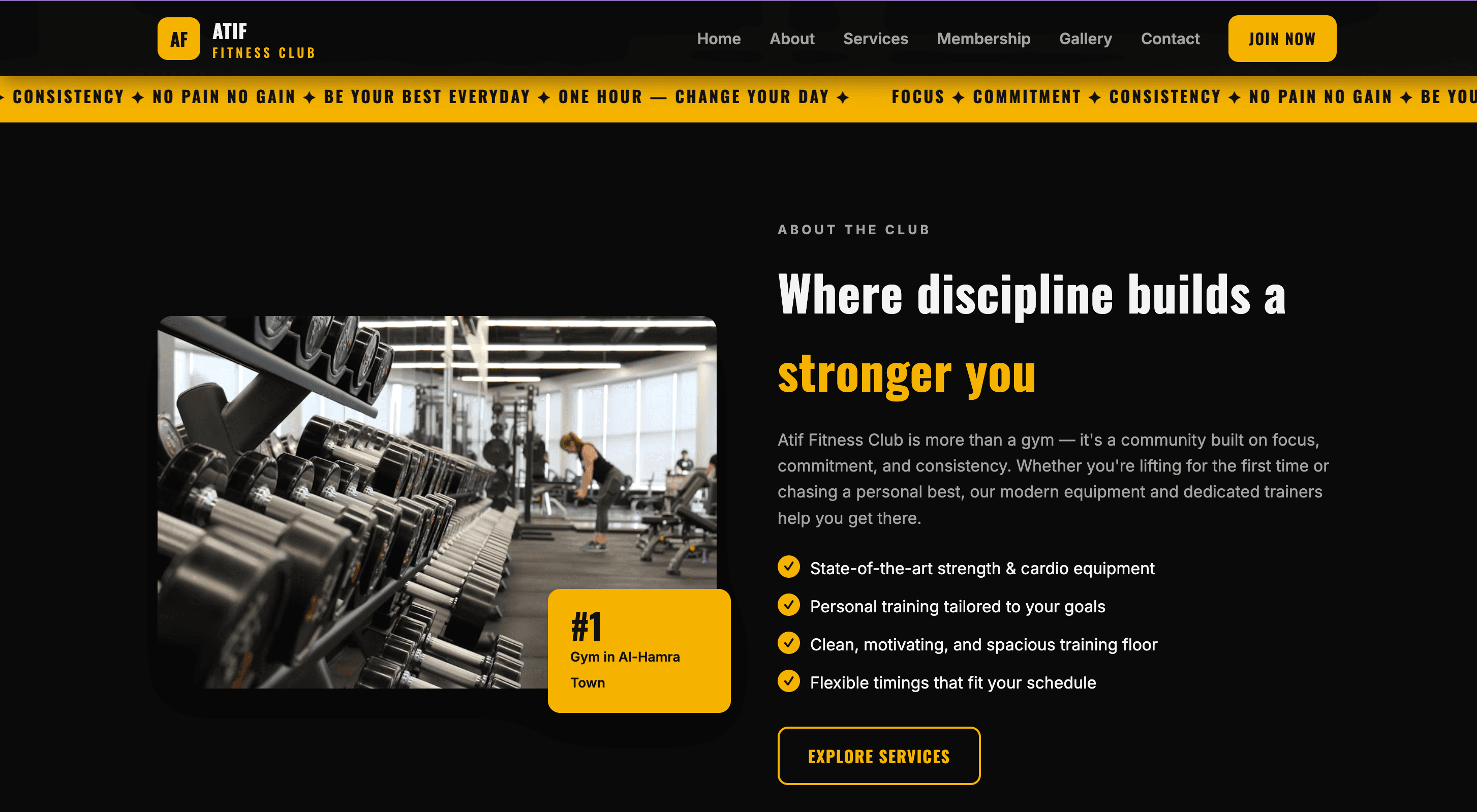 Atif Fitness Club screenshot 2